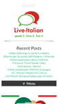 Mobile Screenshot of live-italian.com